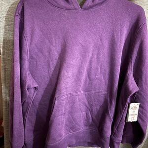 Ideology Purple Oversized Long Sleeve Sweatshirt